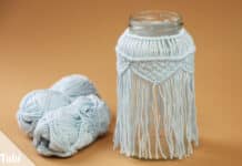 Makramee-Vase selber machen