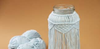 Makramee-Vase selber machen