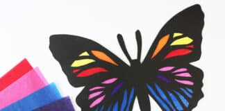 Schmetterling basteln