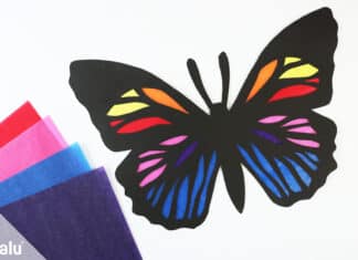 Schmetterling basteln