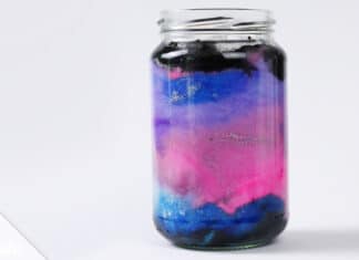 Galaxie im Glas