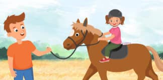 Kindergeschichte übers Reiten