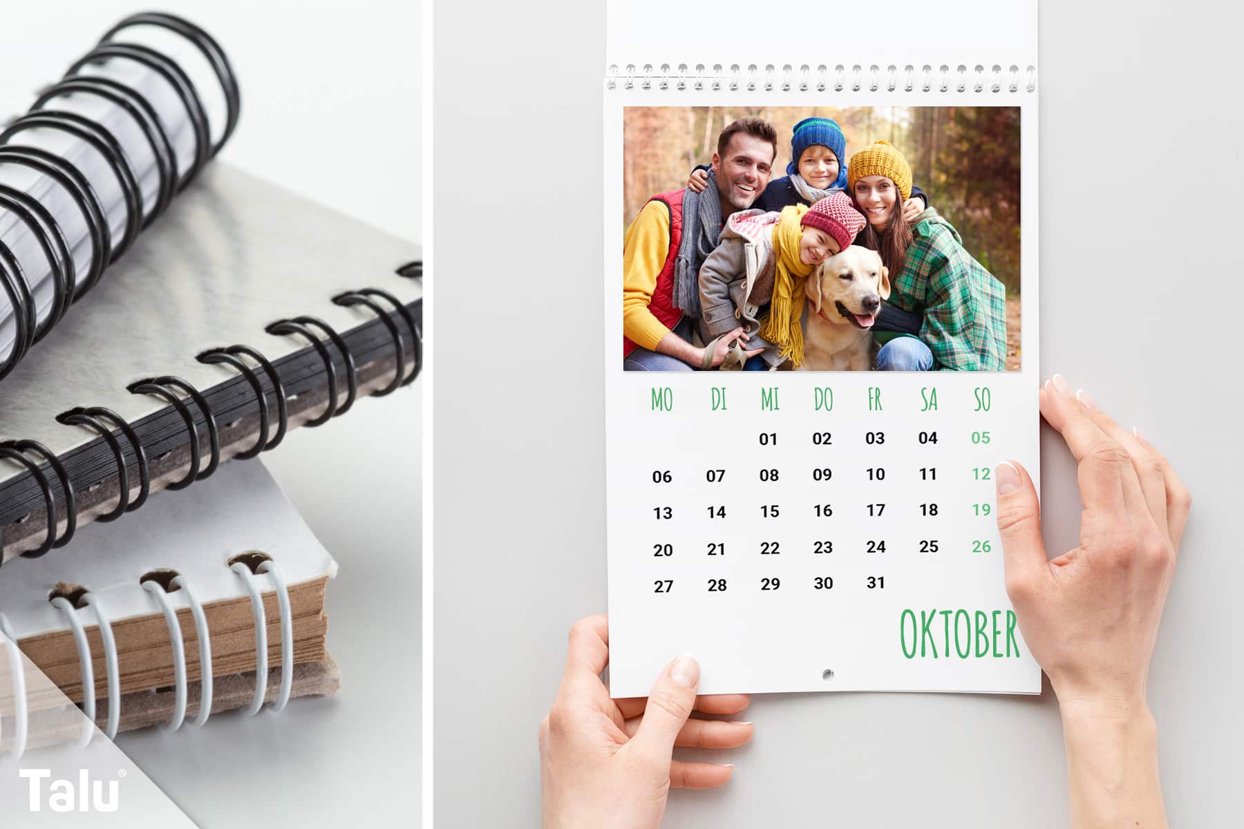 Personalisierte Fotokalender