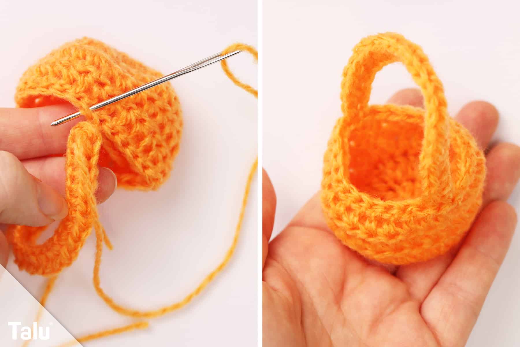 Mini Osterkorb häkeln