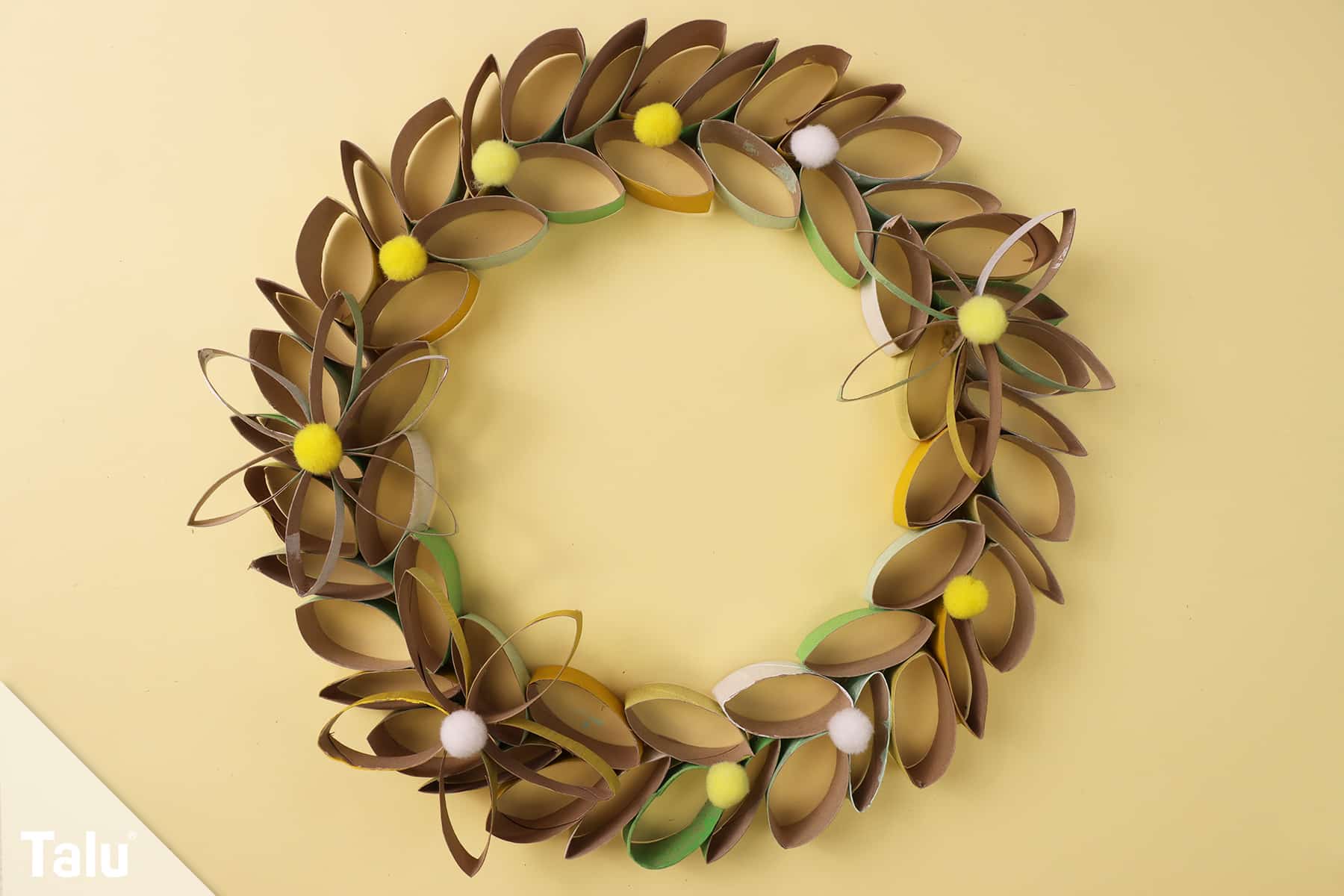 Blumenkranz basteln