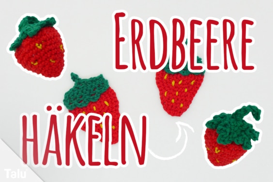 Erdbeere häkeln