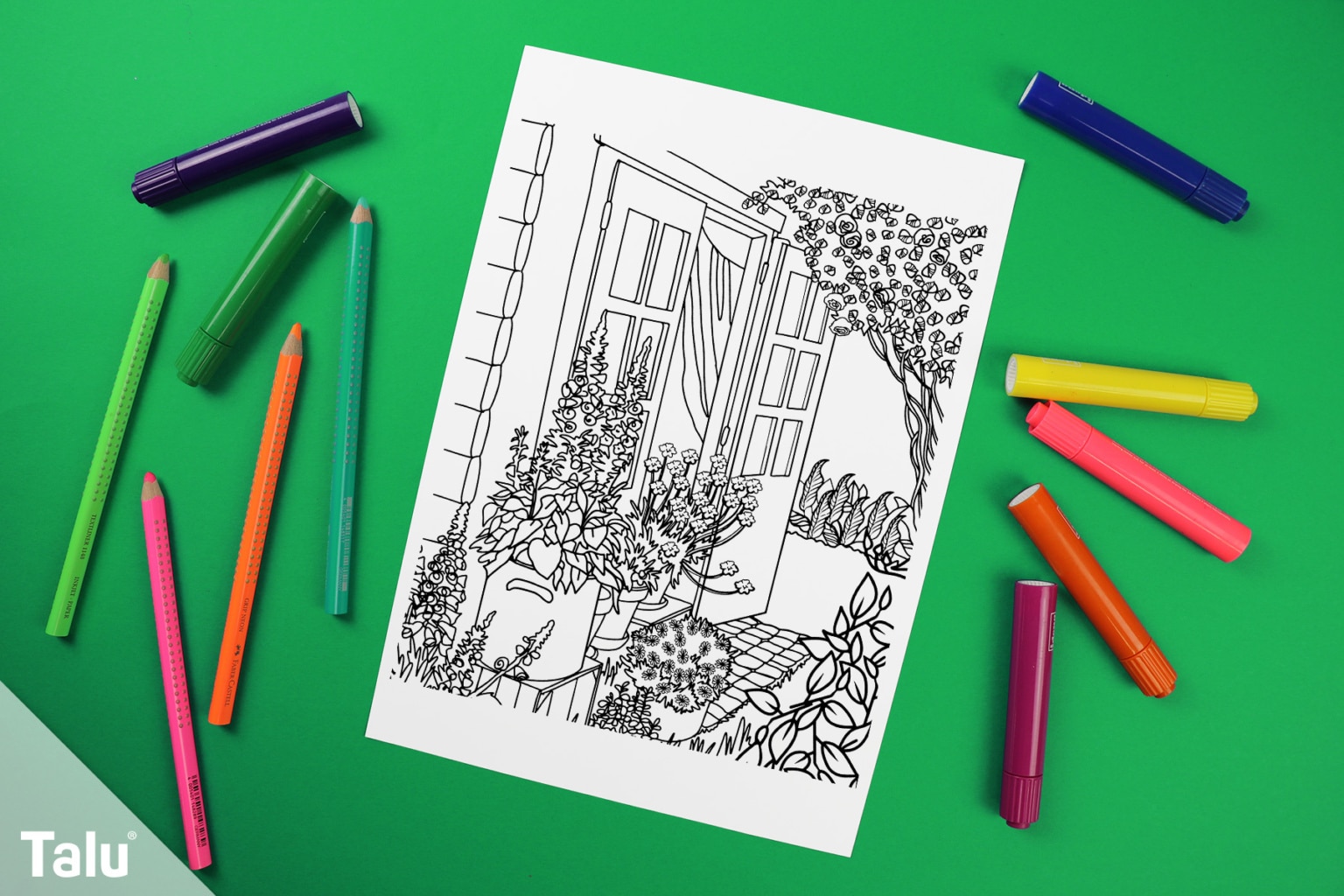  PDF Vorlagen zum Ausdrucken - Talu.de Illustration 