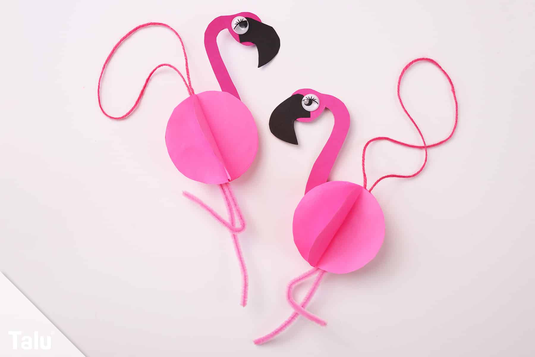 Flamingo basteln