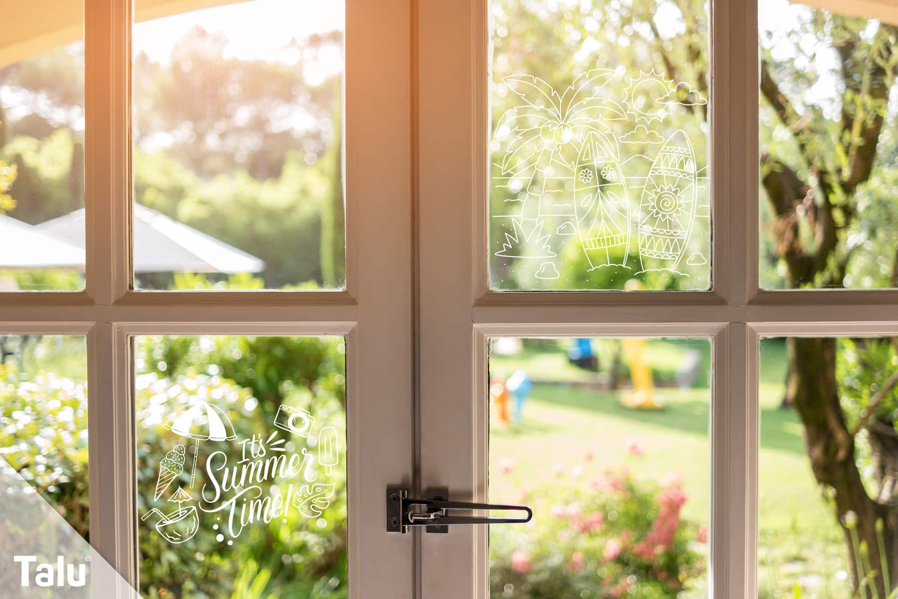 Fensterbilder für den Sommer