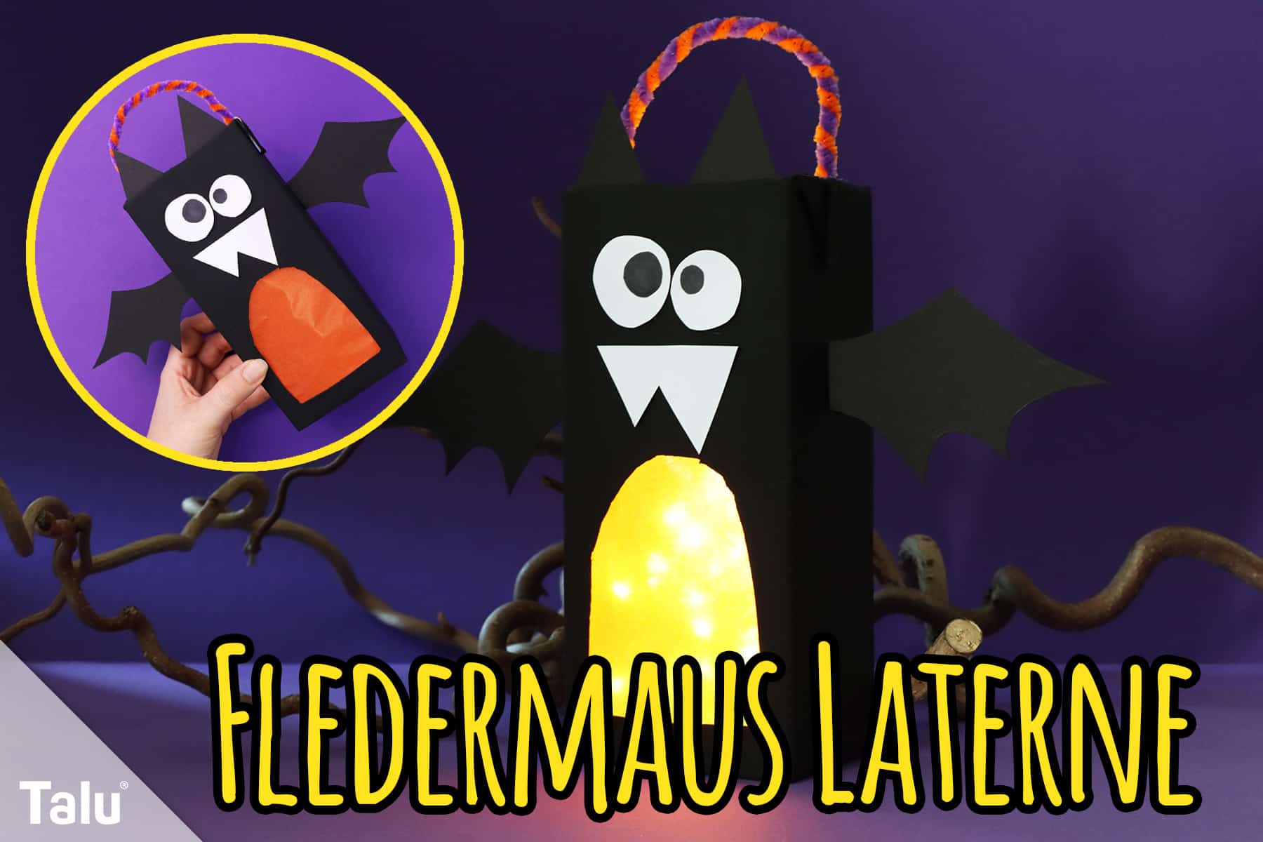 Fledermaus Laterne