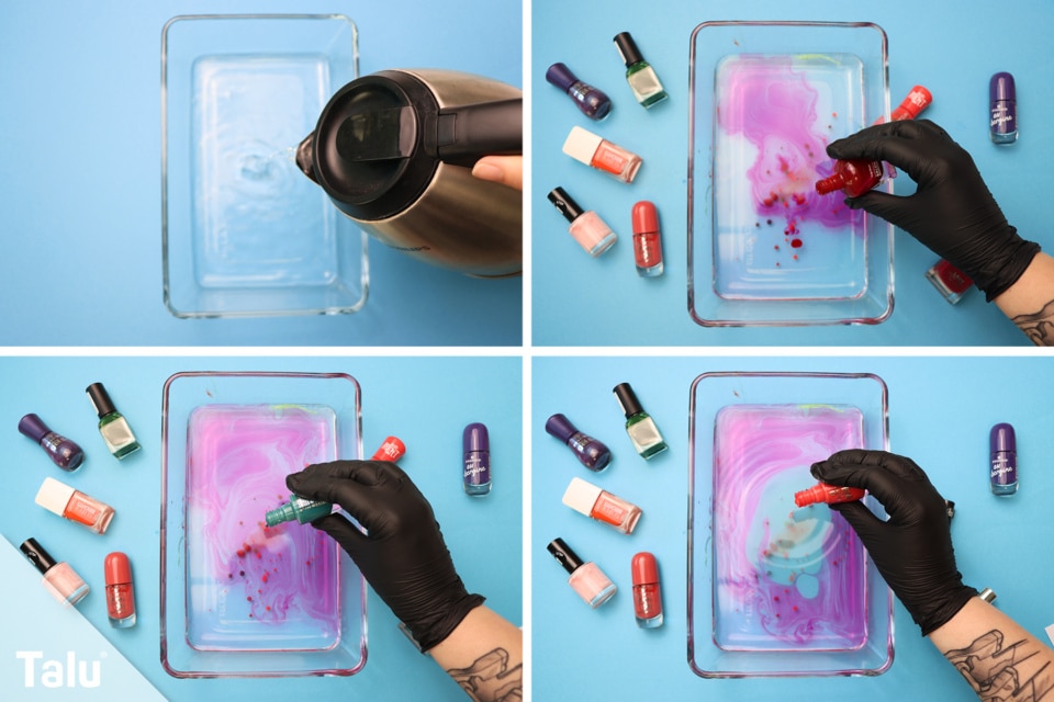 Marmorieren Mit Nagellack