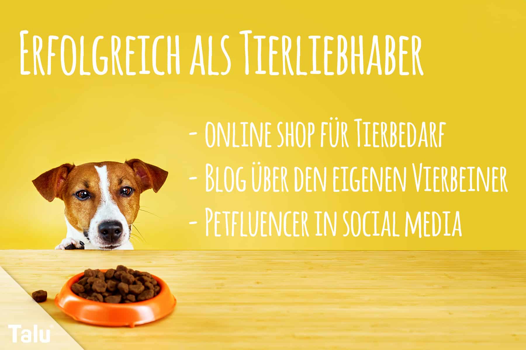 Geschäftsidee für Tierliebhaber