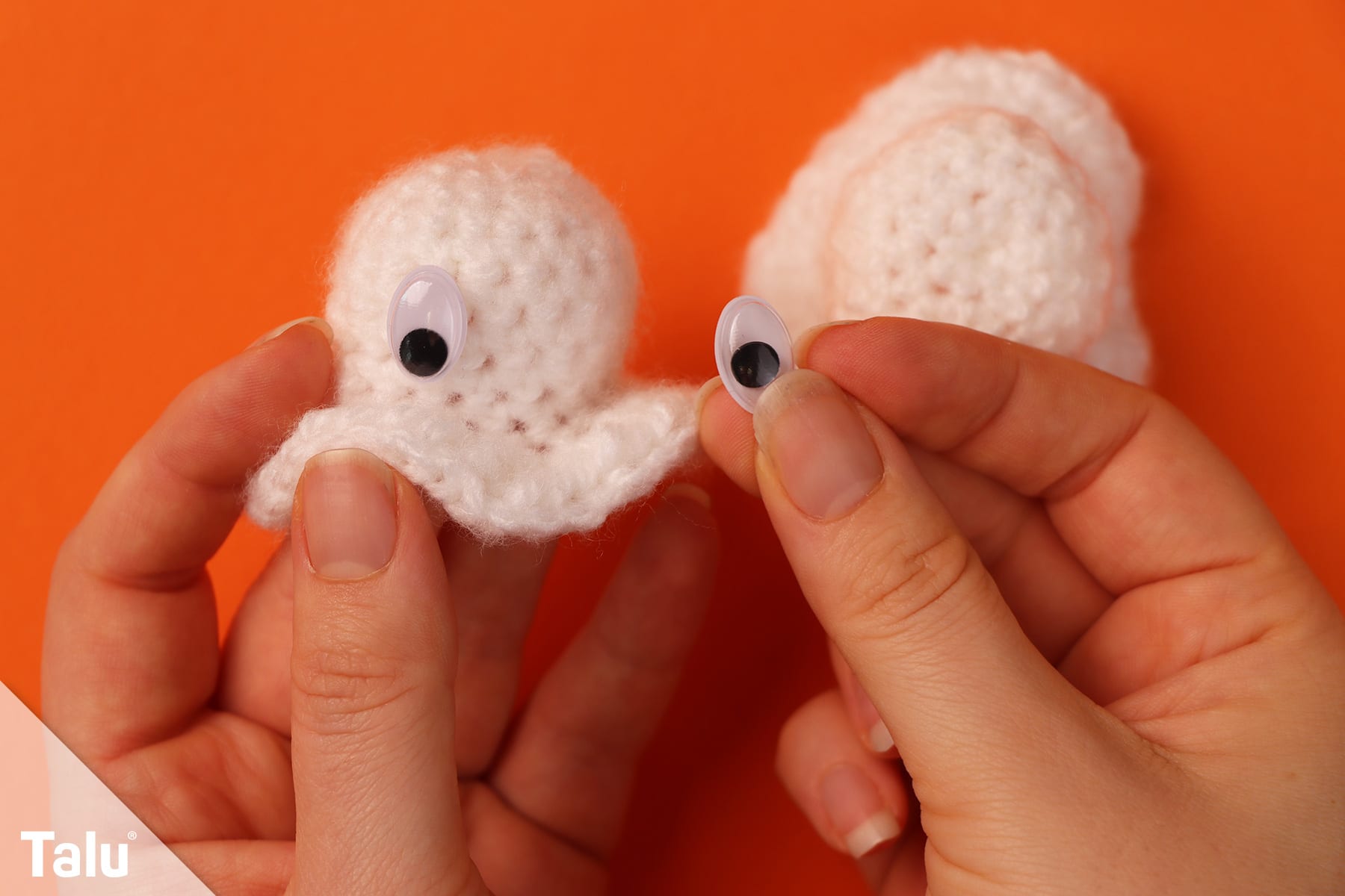 Augen ankleben