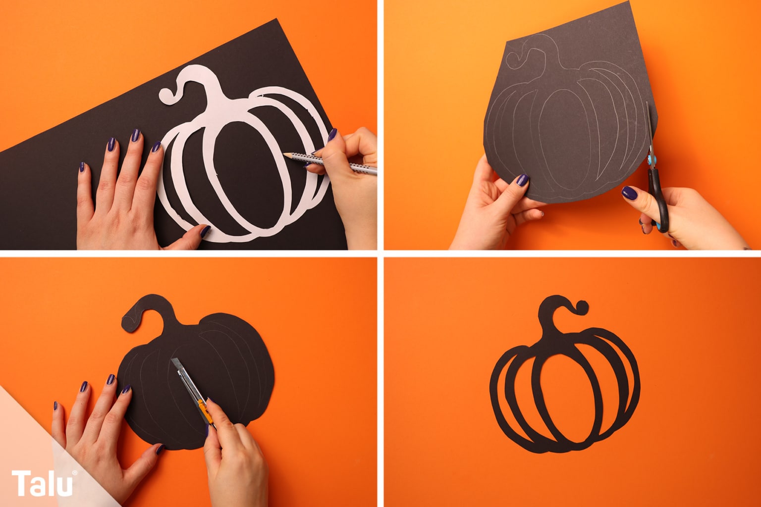 MAGICLULU Halloween Kürbis Stirnband - Elastischer Haarreif Für Kostümpartys