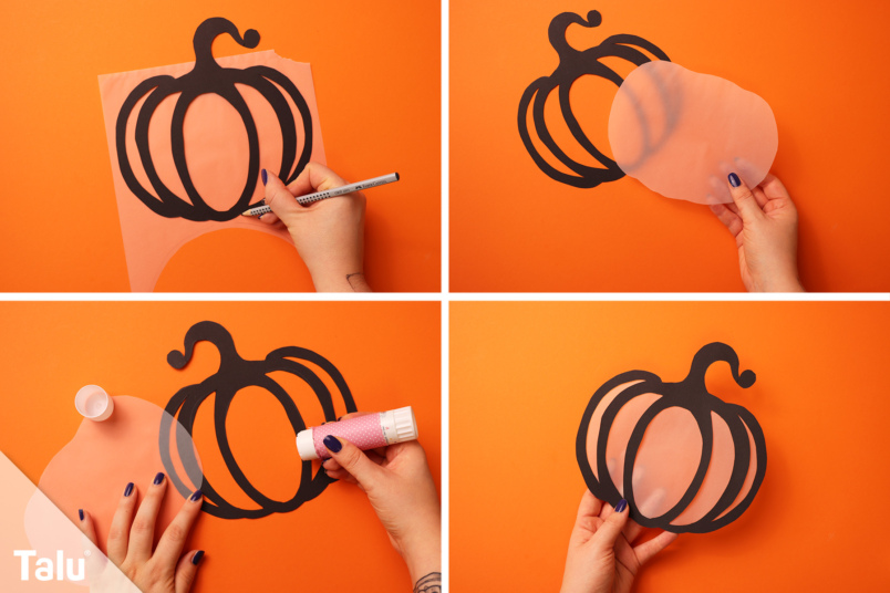 XNHIU 6 Stück 3D Papier-Kürbis Deko – Wabenförmige Halloween-Laternen Zum Zusammenkleben, Für Garten & Party