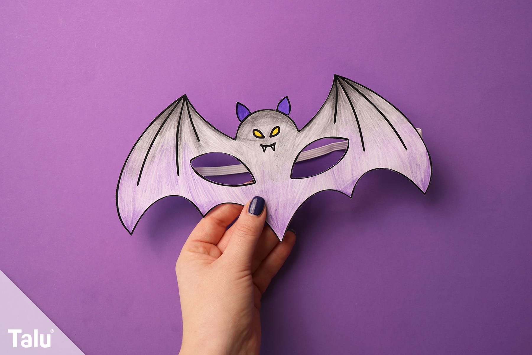 Masken basteln für Halloween