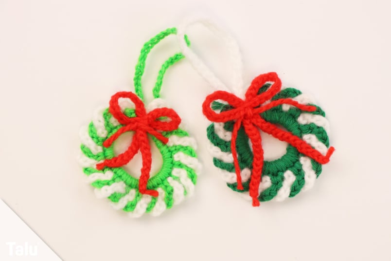 Weihnachtsanhänger häkeln