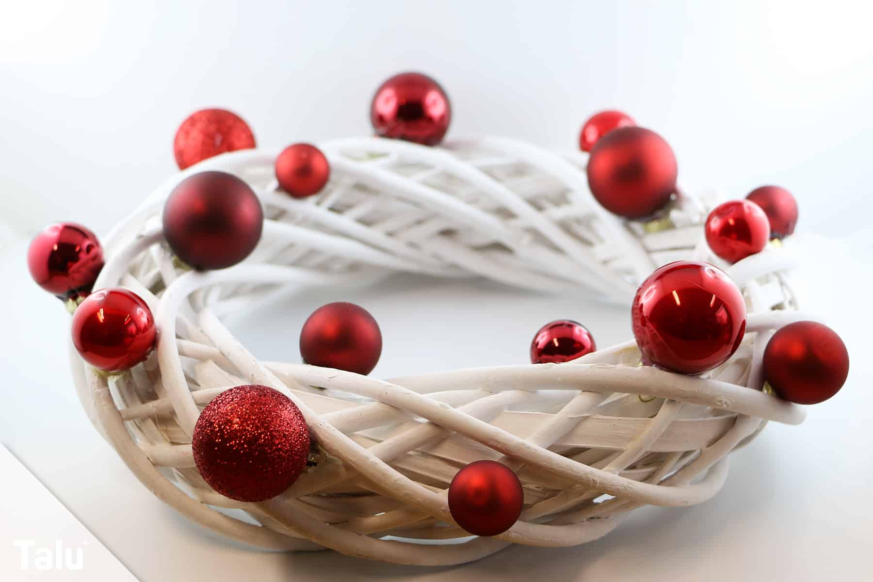 Weihnachtskranz basteln