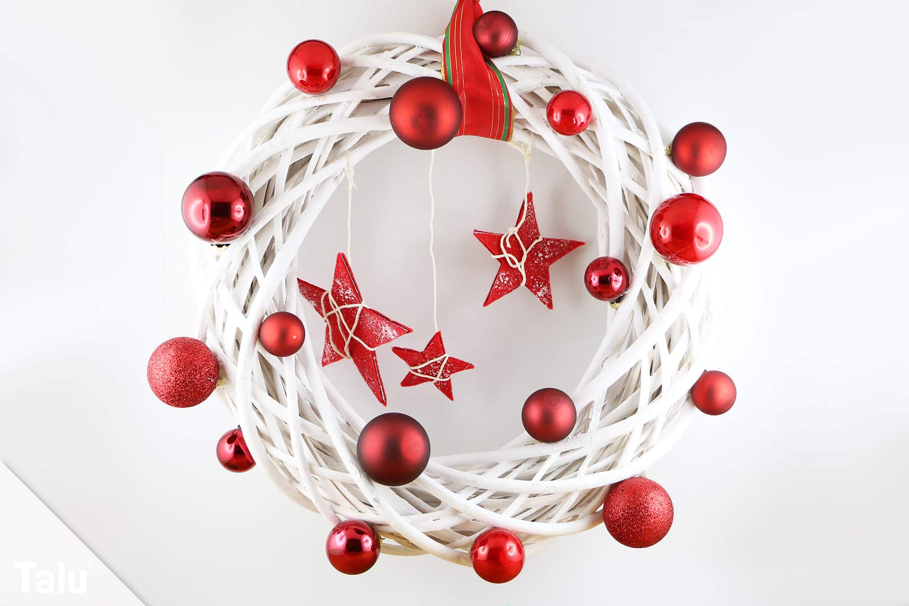 Weihnachtskranz basteln