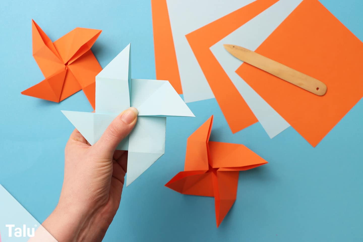 Windrad Falten Einfache Origami Anleitung Talu de