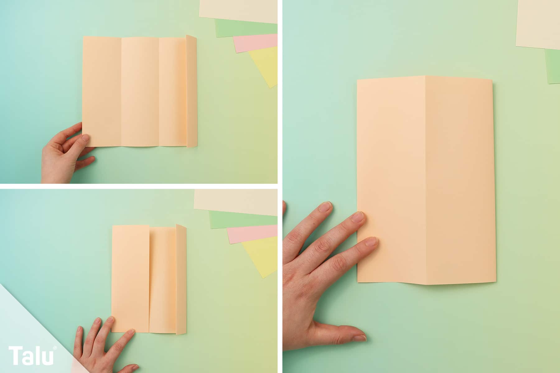 Geldbeutel aus Papier falten