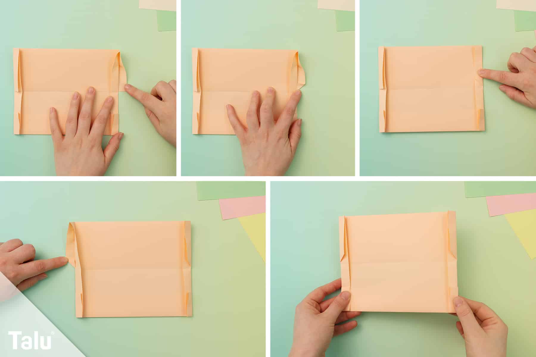 Geldbeutel falten aus Papier