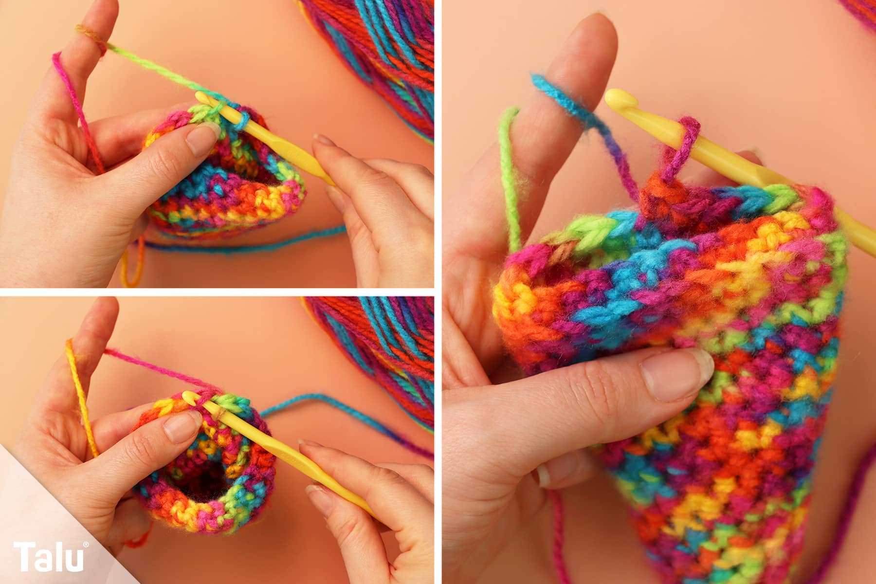 Mini Schultüte häkeln