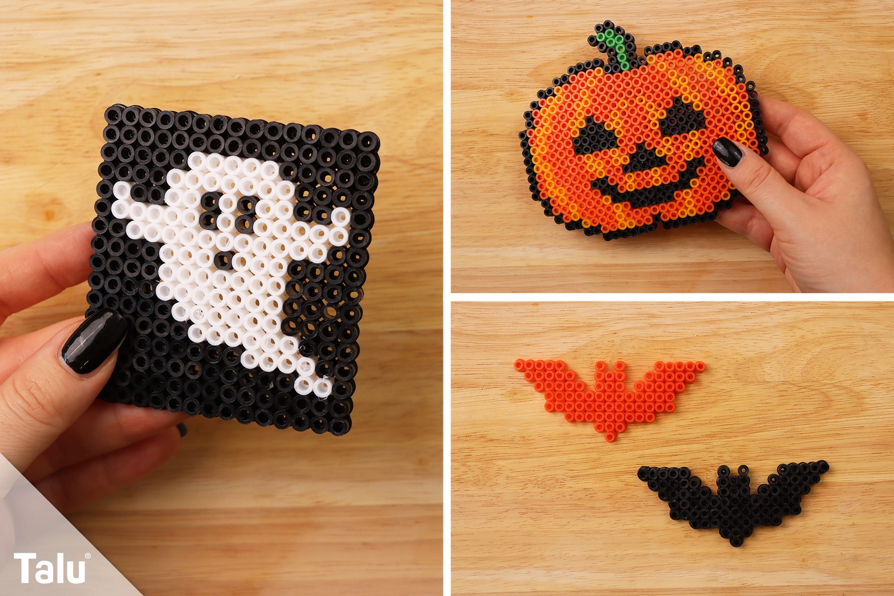 Bügelperlen Bilder für Halloween