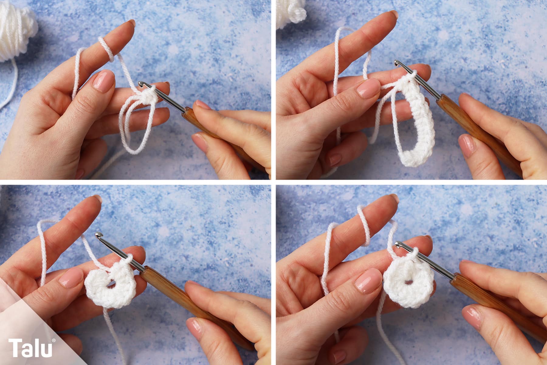 Schneeflocke häkeln