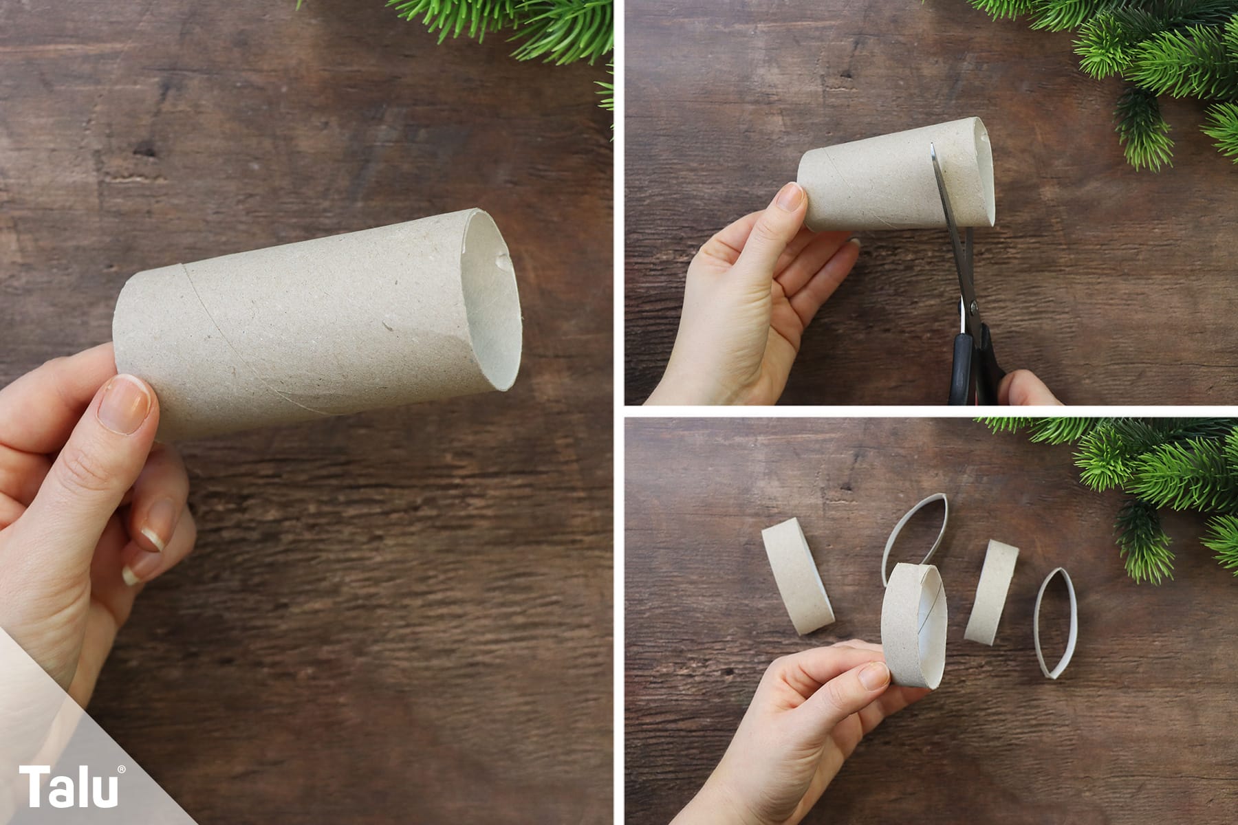 Klorollen zerschneiden