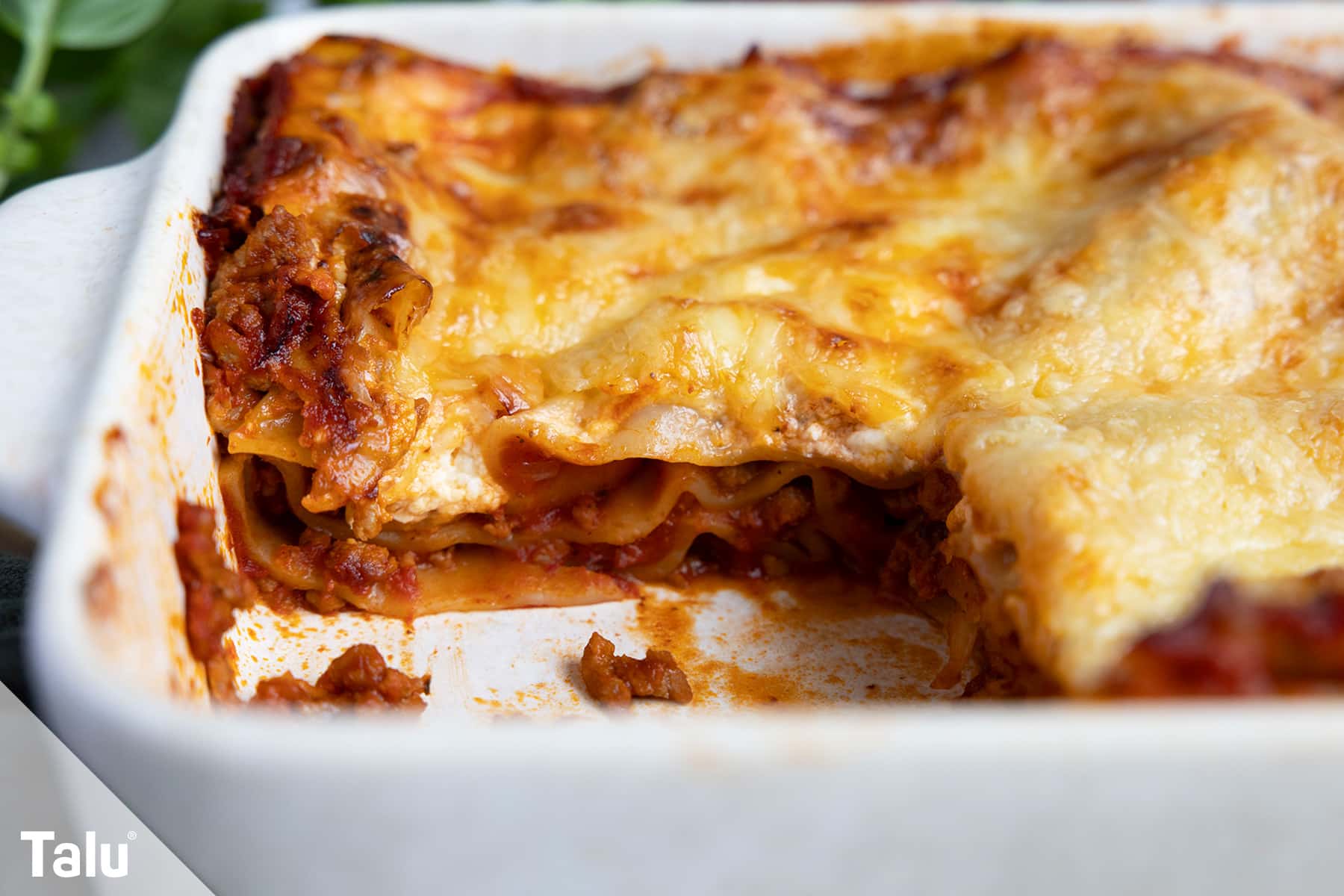 Rezept für Lasagne