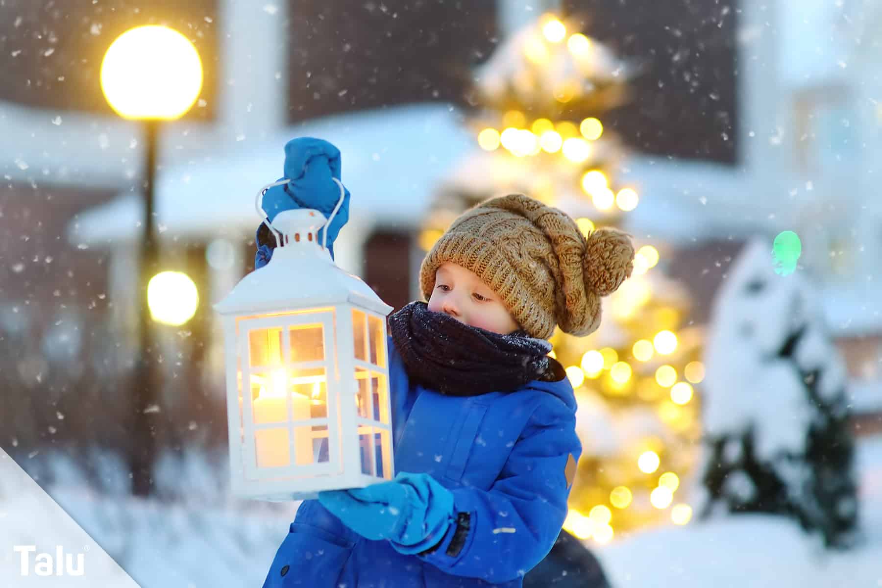 Lichterspaziergang im Winter