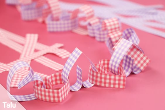DIY Herzgirlande für den Valentinstag