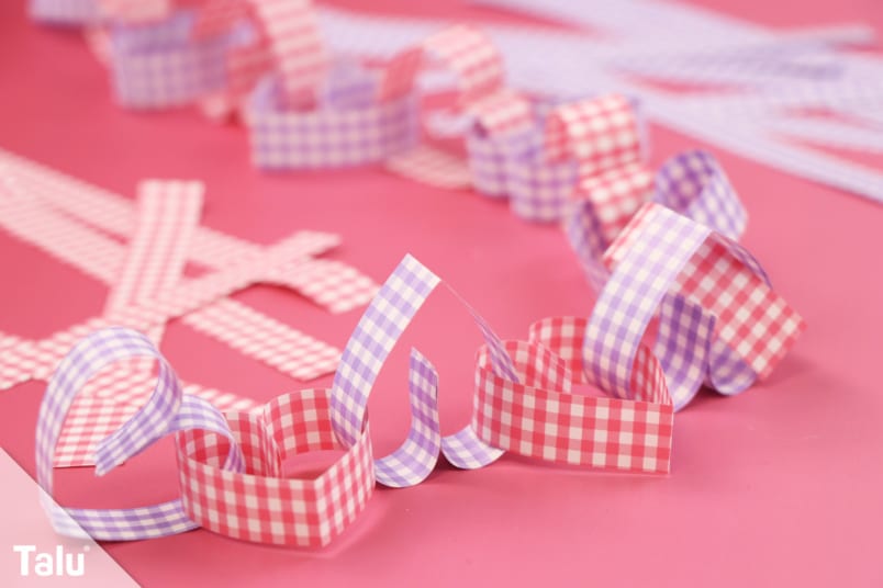 DIY Herzgirlande für den Valentinstag